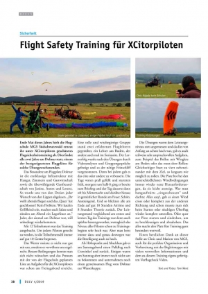 Flight Safety Training am Dolmar 2019 - DULV Bericht